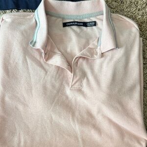 Calvin Klein Light Pink Polo Shirt